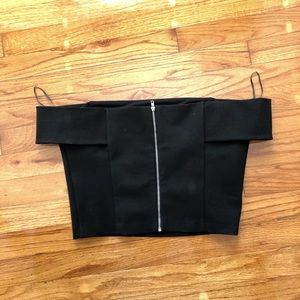 Black Off the Shoulder Top